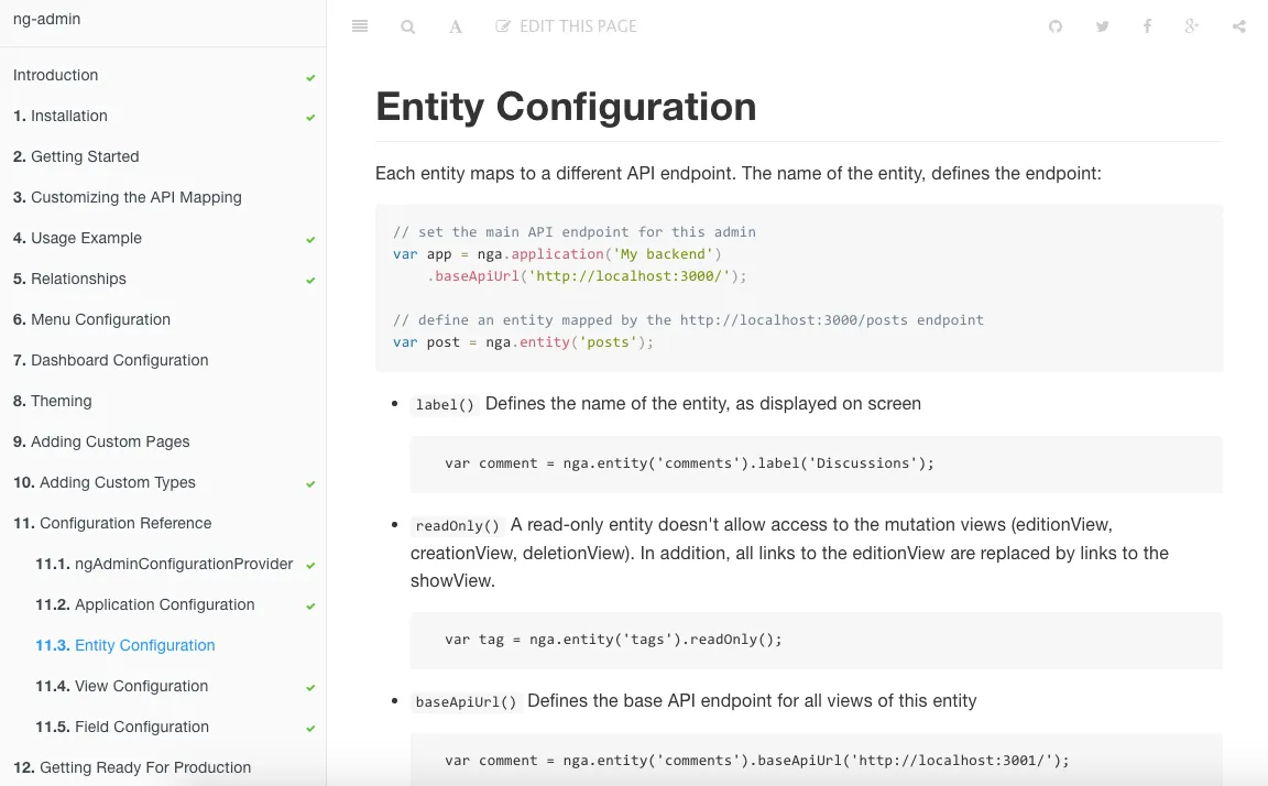 ng-admin Book ng-admin Book